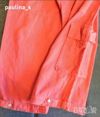 Два различни броя / Дънкови панталони с широки крачоли и червен карго , снимка 13 - Дънки - 26358844