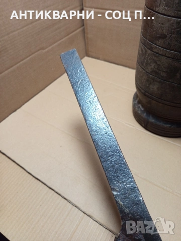 Соц Старо Дървено Чукало За Подправки Зърно И Други Общо Тегло 7.500кг. Номер 595., снимка 11 - Антикварни и старинни предмети - 53205475