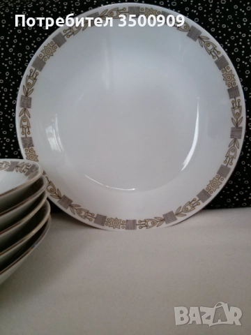 6 маркови чинии, снимка 2 - Чинии - 51735116