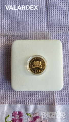 Златна монета 100 лева (2007) - „Св. Георги Победоносец“, снимка 3 - Нумизматика и бонистика - 52049418