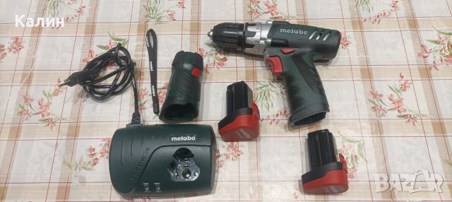 Metabo  PowerMaxx BS винтоверт акумулаторен с фенер, снимка 7 - Винтоверти - 46281156