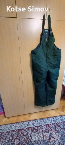 Зимен /топъл/работен полугащеризон, снимка 2 - Якета - 53271529