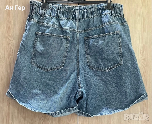 Къси дънкови пантелони H&M xl, снимка 2 - Къси панталони и бермуди - 53797495