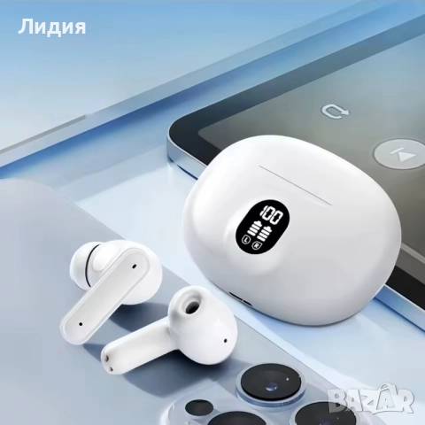 Безжични Bluetooth слушалки с дисплей за заряда- кристален звук и удобство , снимка 2 - Други - 52195374