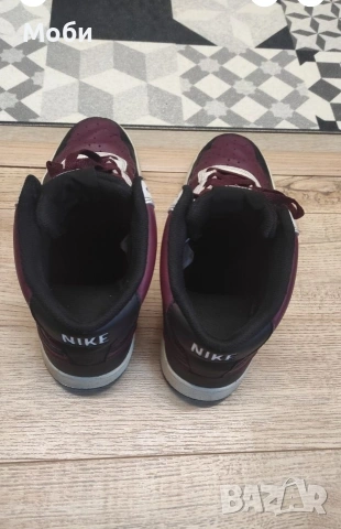 NIKE Court Vision Mid-Кожени мъжки кецове Найк ном.43, снимка 3 - Маратонки - 53041115