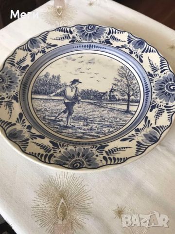 Колекционерска чиния  фермер , снимка 1 - Колекции - 45781915