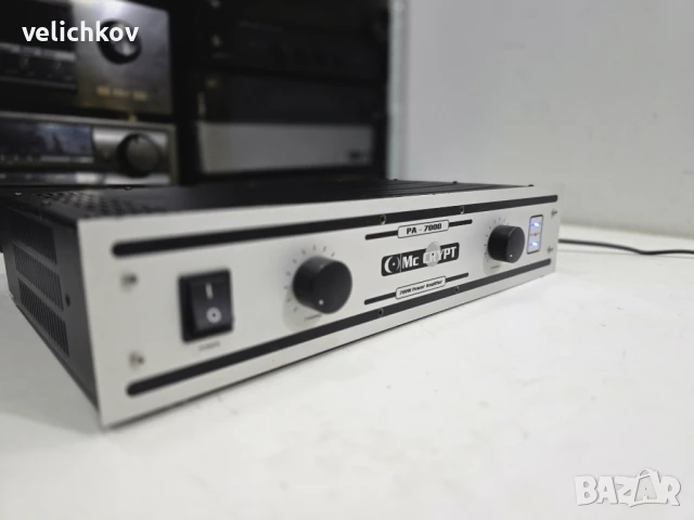 🔊 MC Crypt PA-7000 – евтин звяр за 120 лв!, снимка 4 - Ресийвъри, усилватели, смесителни пултове - 50845475