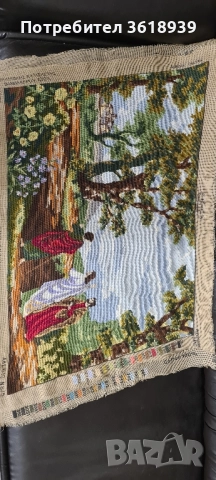 гоблен Исус със ученици 69/49.5, снимка 2 - Гоблени - 52107695