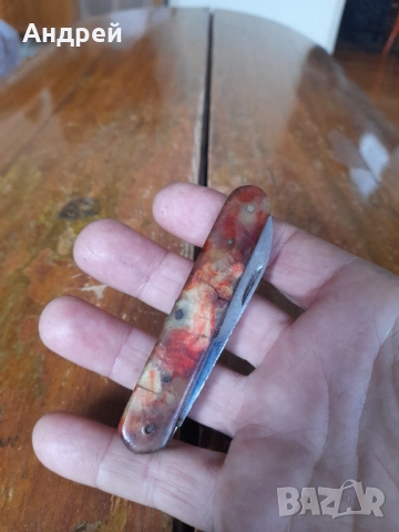 Стар джобен нож,ножче,ножка #151, снимка 3 - Други ценни предмети - 52067159
