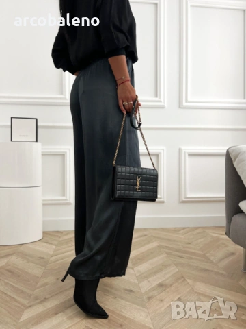 Дамски сатенени панталони, 5цвята , снимка 9 - Панталони - 53206533