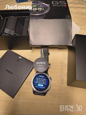 Mibro GS Active2 – AMOLED 1.32-инчов GPS часовник за бягане, лек, с тренировъчни функции, GPS , снимка 5 - Смарт часовници - 53882709
