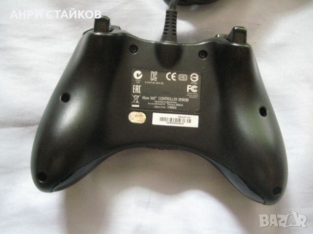  Продавам оригинален жичен контролер за XBOX 360, снимка 3 - Аксесоари - 45539589
