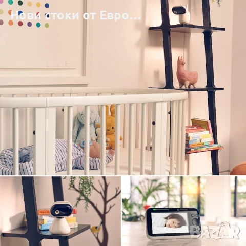 Видео монитор Цифров + Wi-Fi Motorola PIP1610 HD Connect, снимка 5 - Бебефони - 51174699