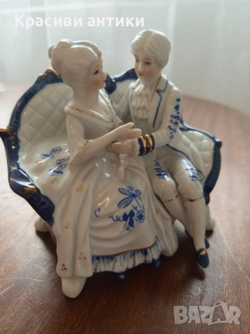 Фигура от порцелан, колекционерска, немска, красива, снимка 6 - Антикварни и старинни предмети - 52318947