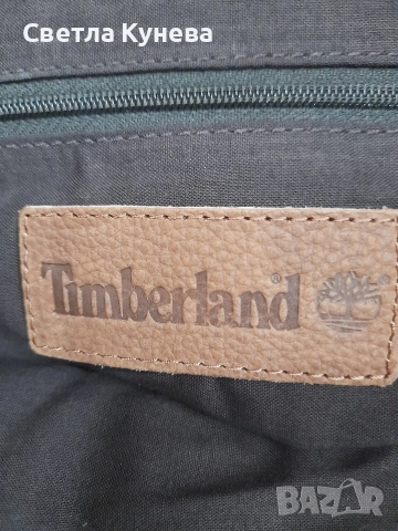 Дамска чанта от естествена кожа на марката TIMBERLAND , снимка 4 - Чанти - 52634248