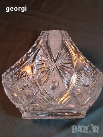 кристална кошница 34/2, снимка 6 - Декорация за дома - 53890215