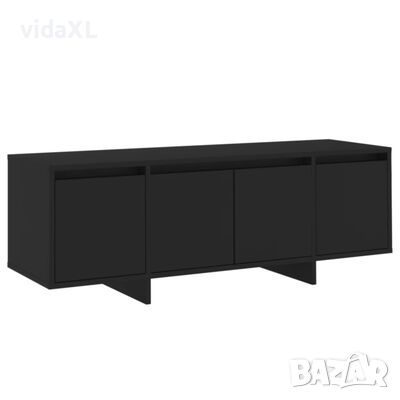 vidaXL ТВ шкаф, черен, 120x30x40,5 см, ПДЧ(SKU:809576, снимка 1 - Бюфети - 46170874
