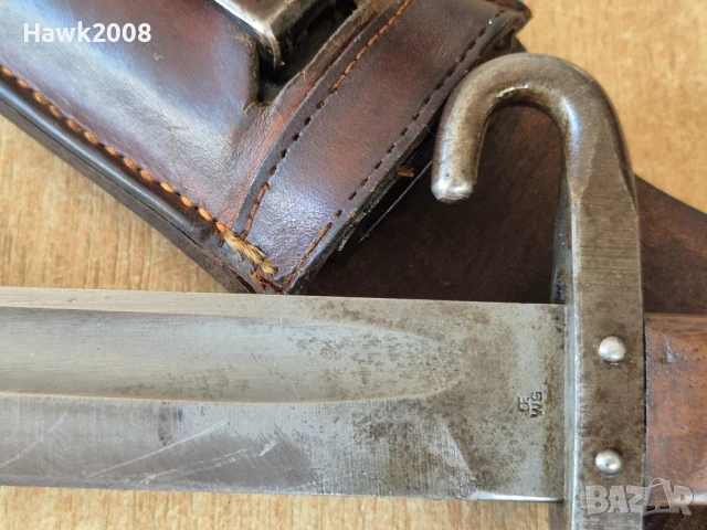 Щик Манлихер М 95 кания лопус нож ятаган сабя кама кинжал , снимка 6 - Антикварни и старинни предмети - 50911043