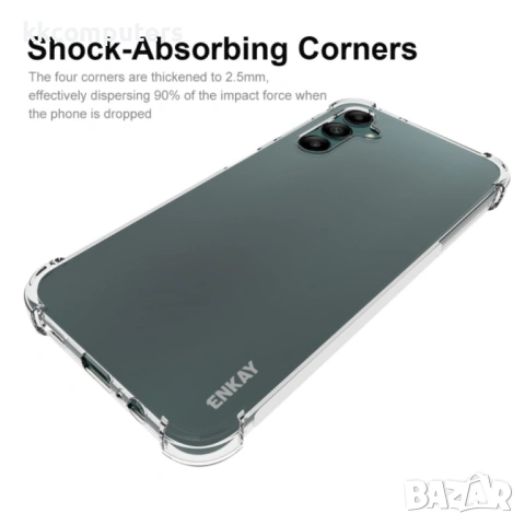 Samsung Galaxy A14 5G ENKAY Силиконов Калъф и Протектор, снимка 4 - Калъфи, кейсове - 53879025