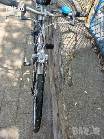 28цола алуминиев велосипед с 7скорости усилени капли амортисьори предни и заден в перфектно , снимка 2 - Велосипеди - 46446870
