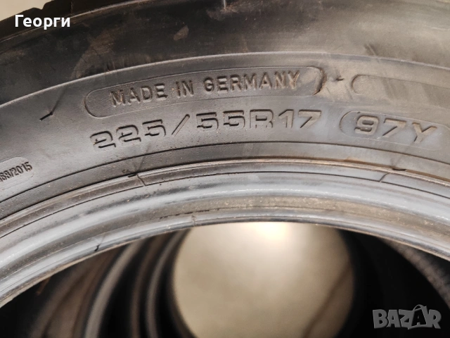 4бр.летни гуми 225/55/17 Dunlop, снимка 8 - Гуми и джанти - 53931098