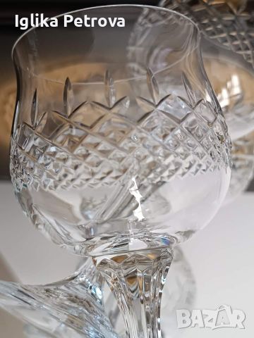 Ретро,кристални чаши , снимка 5 - Антикварни и старинни предмети - 46417599