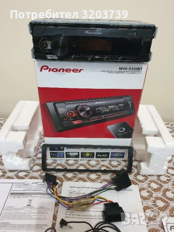  Pioneer MVH-S320BT - Пълен Комплект!, снимка 3 - Аксесоари и консумативи - 52340608