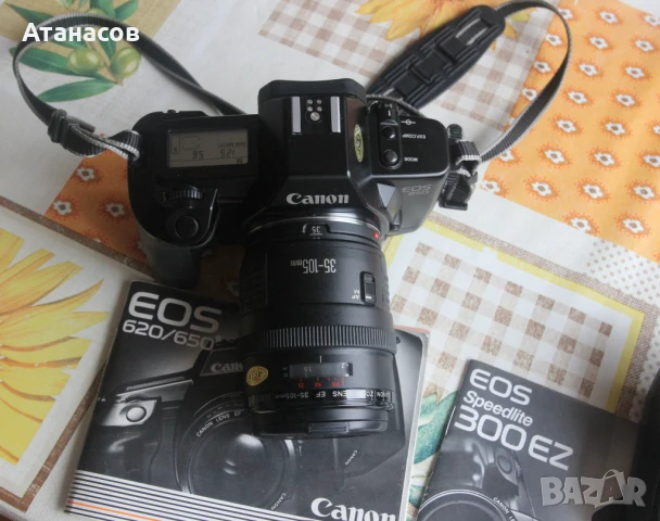 Canon Kamera EOS 650 с обектив EF 35-105mm F3.5-4.5, снимка 6 - Фотоапарати - 51378105