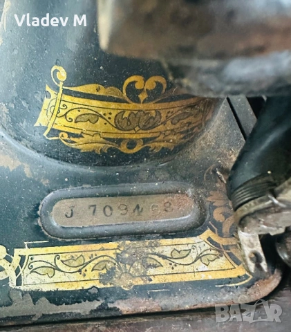 Антична шевна машина Singer модел 28K, снимка 7 - Антикварни и старинни предмети - 54161369