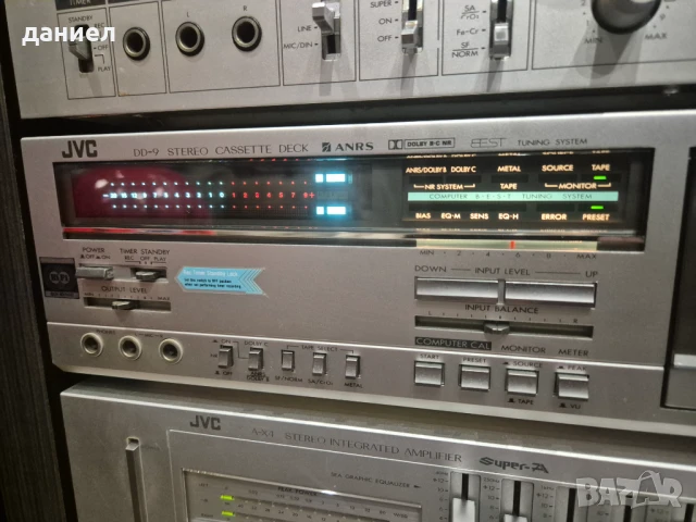 Касетен дек JVC DD-9 - топ модел на марката - като нов - отличен вид и техническо състояние, снимка 4 - Декове - 51321912