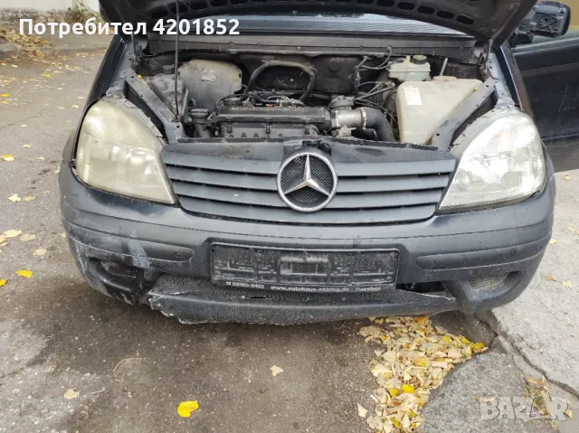 Mercedes Vaneo 1.7 CDI 2002 г. на части , снимка 6 - Автомобили и джипове - 47564495