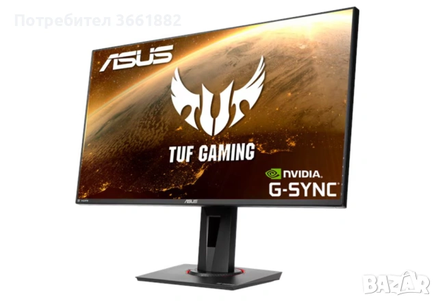Монитор Gaming ASUS TUF 27", IPS, Full HD, 280Hz, 1ms, снимка 2 - Монитори - 53091875