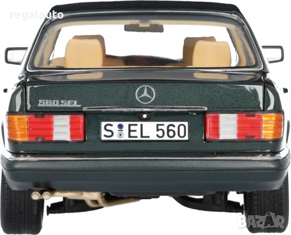 B66040682,умален модел die-cast Mercedes-Benz 560 SEL V 126 (1985-1991),1:18, снимка 6 - Колекции - 40331838