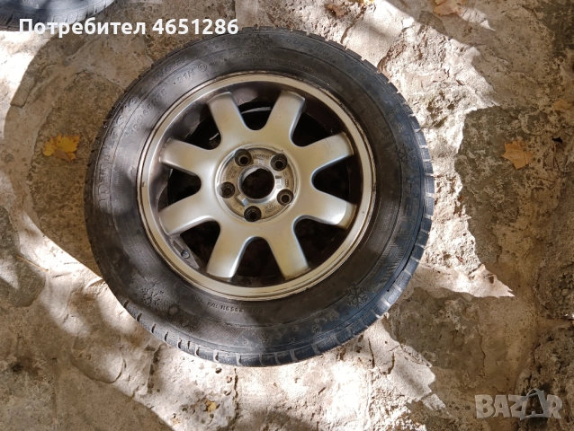 Зимни гуми с джанти от Ауди,размер 195/65/R15, снимка 3 - Гуми и джанти - 52417777