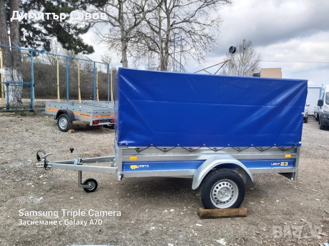 Туристическо, самосвално ремарке VESTA LIGHT 23 с брезент и шпригли Н-120, снимка 9 - Ремаркета - 53392528