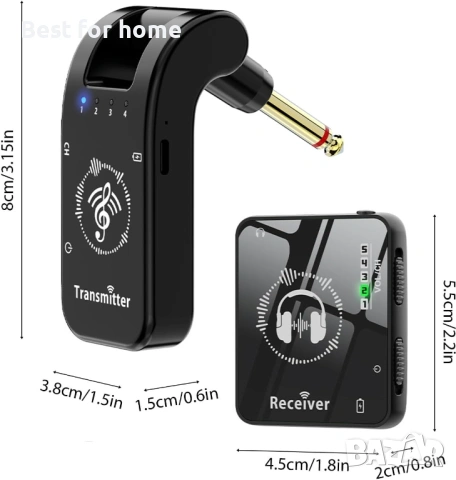 2.4G безжична система за мониториране в ухото, снимка 7 - Други - 54301605
