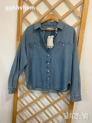 дънкова риза , снимка 6 - Ризи - 52037202