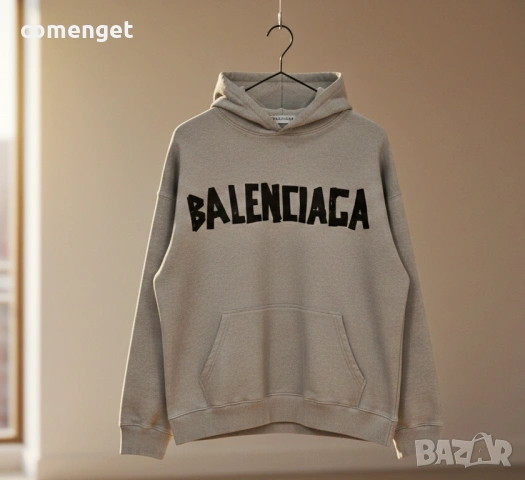 NEW! Hoodie суитчъри с BALENCIAGA принт! 8 ЦВЯТА. Или с ТВОЯ идея!, снимка 8 - Суичъри - 53652084