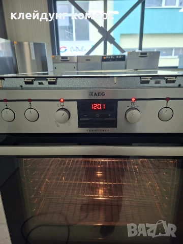 Фурна за вграждане с керамичен плот AEG COMPETENCE PYROLIS MAXI мод.EP3013021M 74л. , снимка 2 - Печки, фурни - 52891159