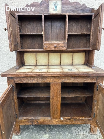 Масивен дървен кухненски шкаф от дъб, снимка 9 - Шкафове - 53958470