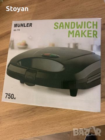 Уред за сандвичи Muhler MH-775, грил плоча, снимка 1 - Тостери - 45799007