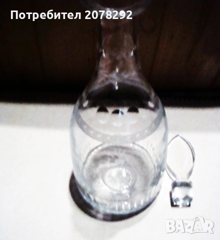 Стъклена гарафа 1.5 литра,от 1995 г., снимка 7 - Други - 53415436