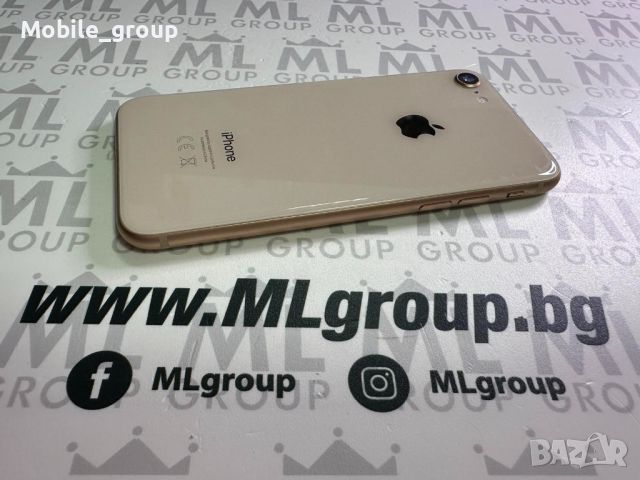 #iPhone 8 64GB Gold 100%, втора употреба., снимка 4 - Apple iPhone - 46262382