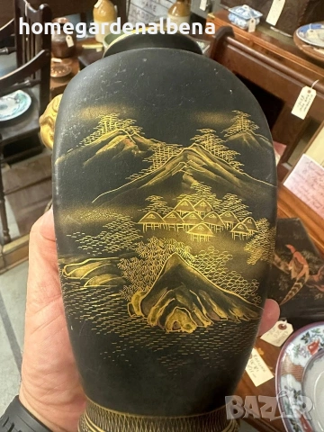 Японски вази „Черната Прелест" – Рядка колекционерска находка, снимка 6 - Антикварни и старинни предмети - 54073573