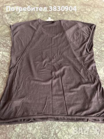 Блуза без ръкав MaxMara, черна, размер L, снимка 13 - Тениски - 45272420