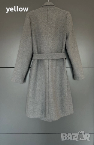 Сиво палто Страдивариус , снимка 2 - Палта, манта - 52881687