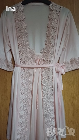 Нов сатенен комплект L/XL, снимка 2 - Пижами - 52543869