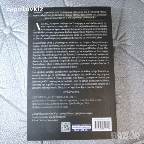 Поредица "Бляскавият двор" Ришел Мийд , снимка 5 - Художествена литература - 46515218