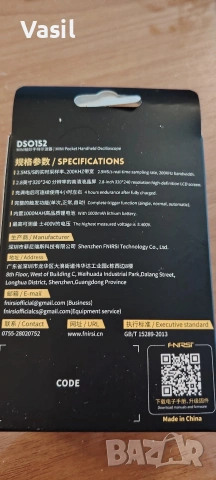 Мини преносим цифров осцилоскоп, снимка 3 - Друга електроника - 53900880