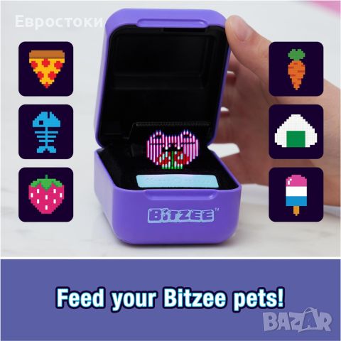 Bitzee Интерактивна играчка. Дигитален домашен любимец с 15 животни вътре, снимка 7 - Музикални играчки - 45267464